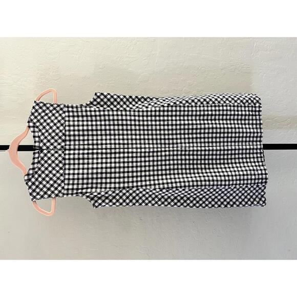 Talbots Petites Navy & White Gingham Dress - Stylish Summer Piece - Picture 2 of 6